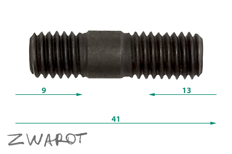 Шпилька M8L27, шаг - 1.25; 2098-020-063